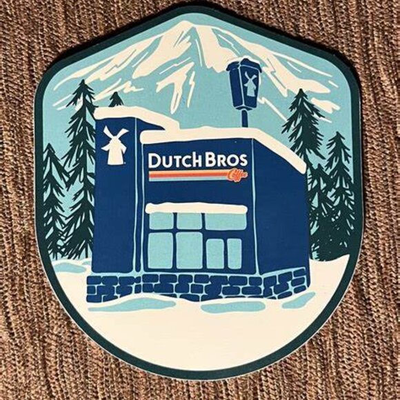 DUTCH BROS STICKER EXCLUSIVE HOLIDAY 2022 NEW - Picture 1 of 1